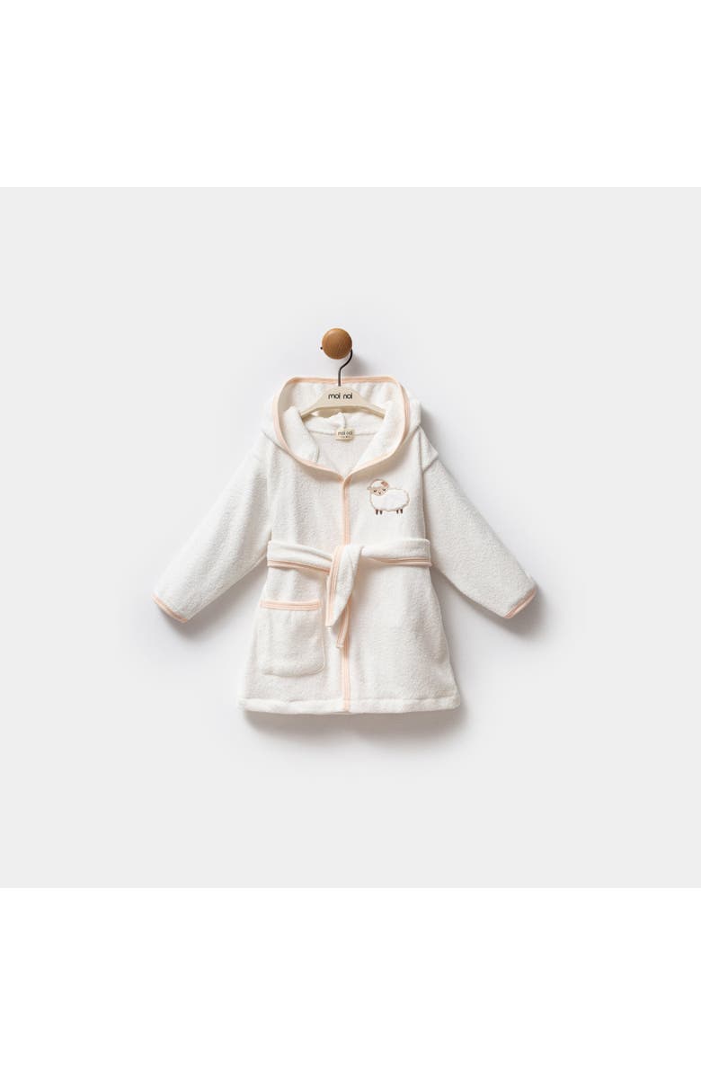 moi noi Sheep Robe, Alternate, color, Pink