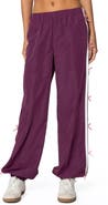 EDIKTED Bow Stripe Track Pants