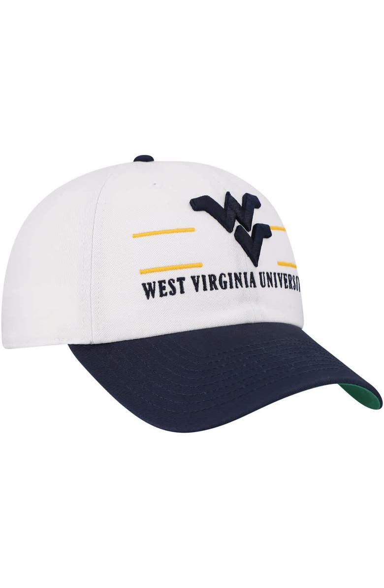 '47 Men's '47 White West Virginia Mountaineers Gridiron Clean Up Adjustable Hat, Alternate, color, White