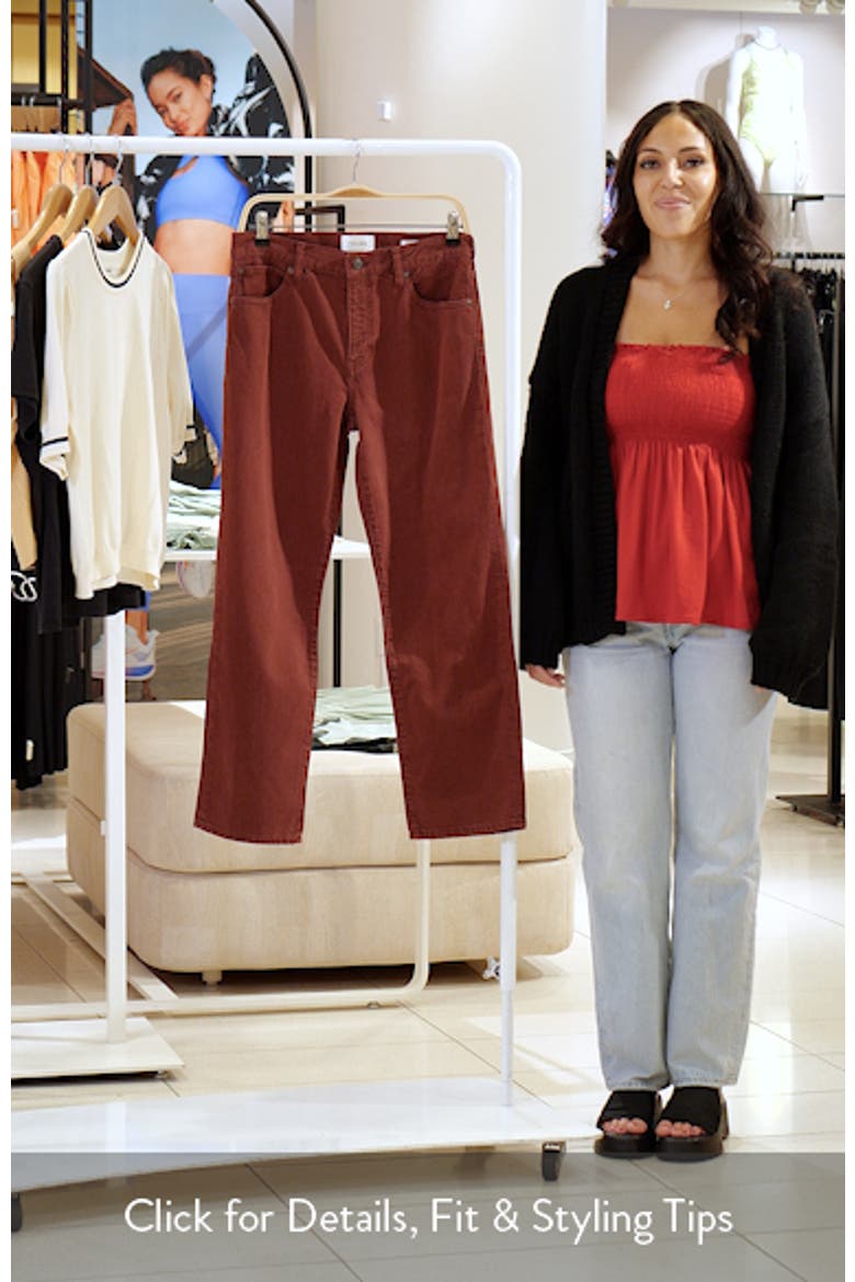 The Off Duty Hang Ankle Straight Leg Jeans video