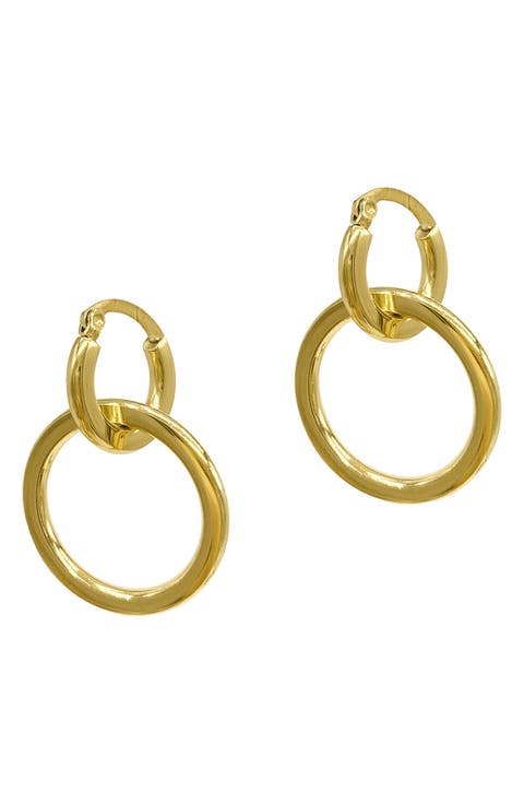 Double Linked Drop Earrings