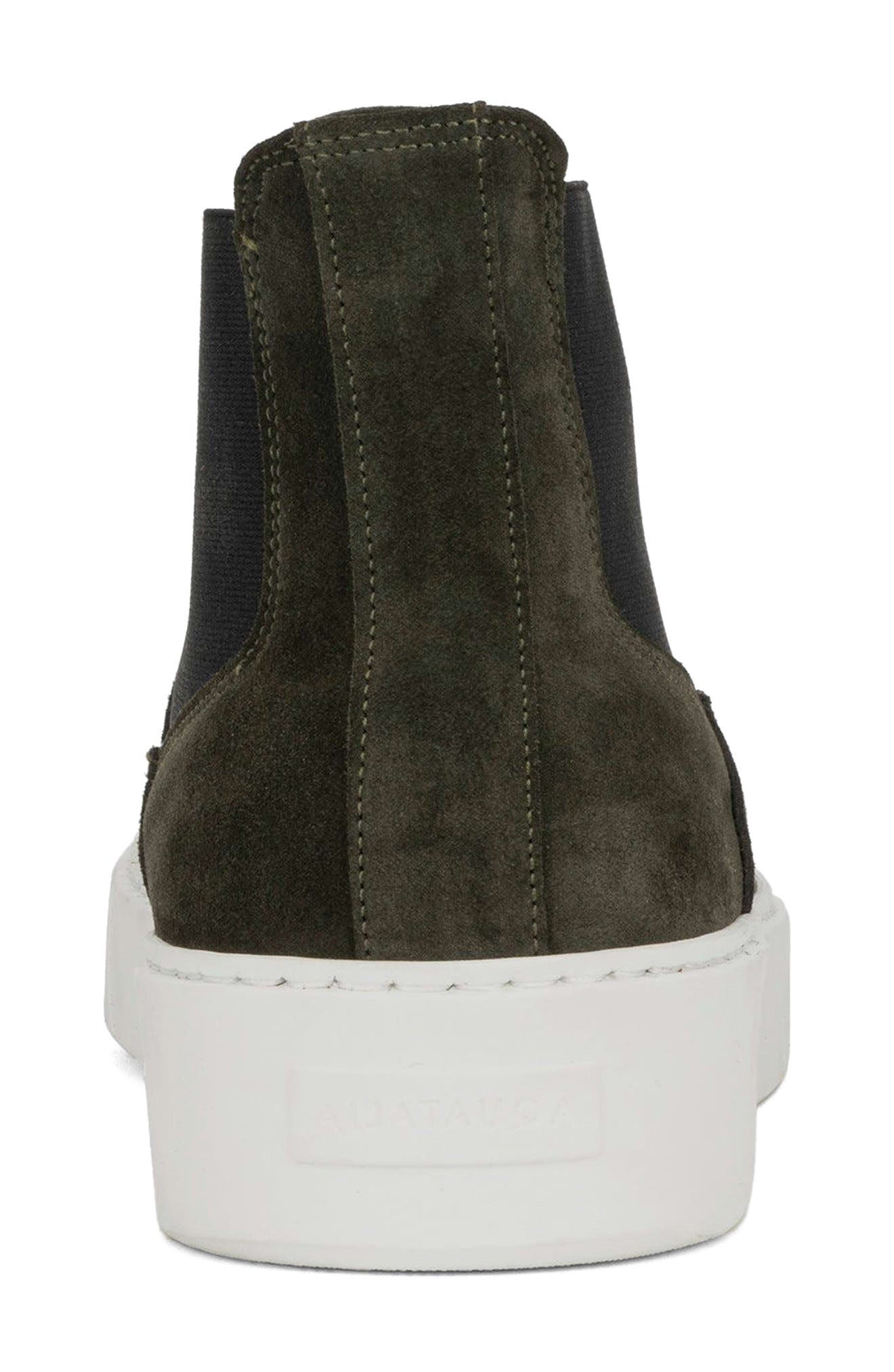 Aquatalia Demario Sneaker Boot, Alternate, color, Dark Green