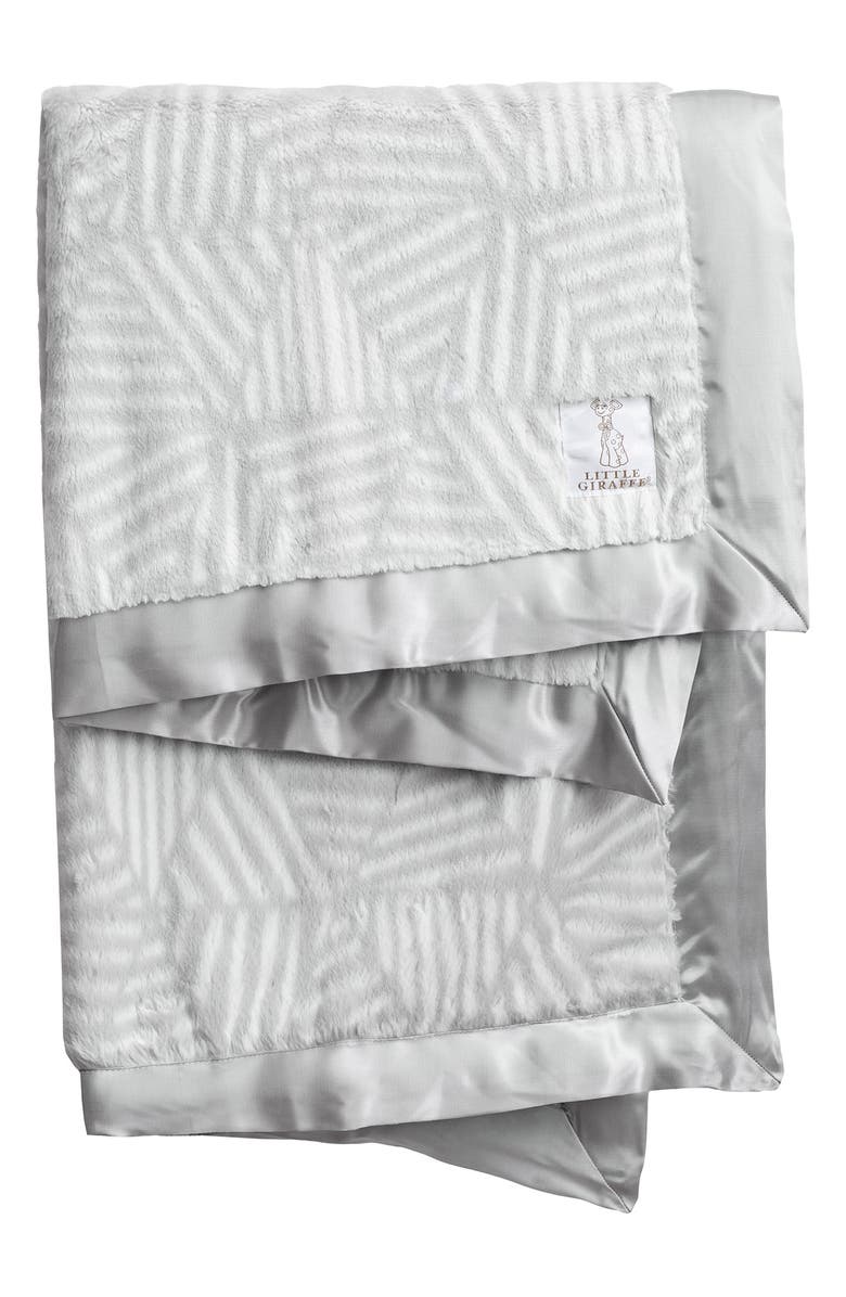 Little Giraffe Luxe Abstract Baby Blanket, Main, color, 