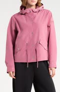 DKNY Crop Drawstring Hem Jacket
