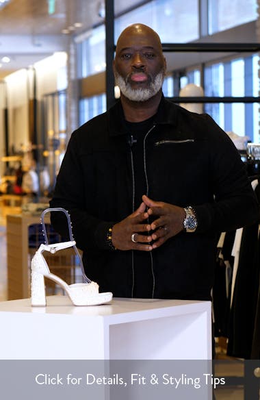 Dancy Ankle Wrap Sandal