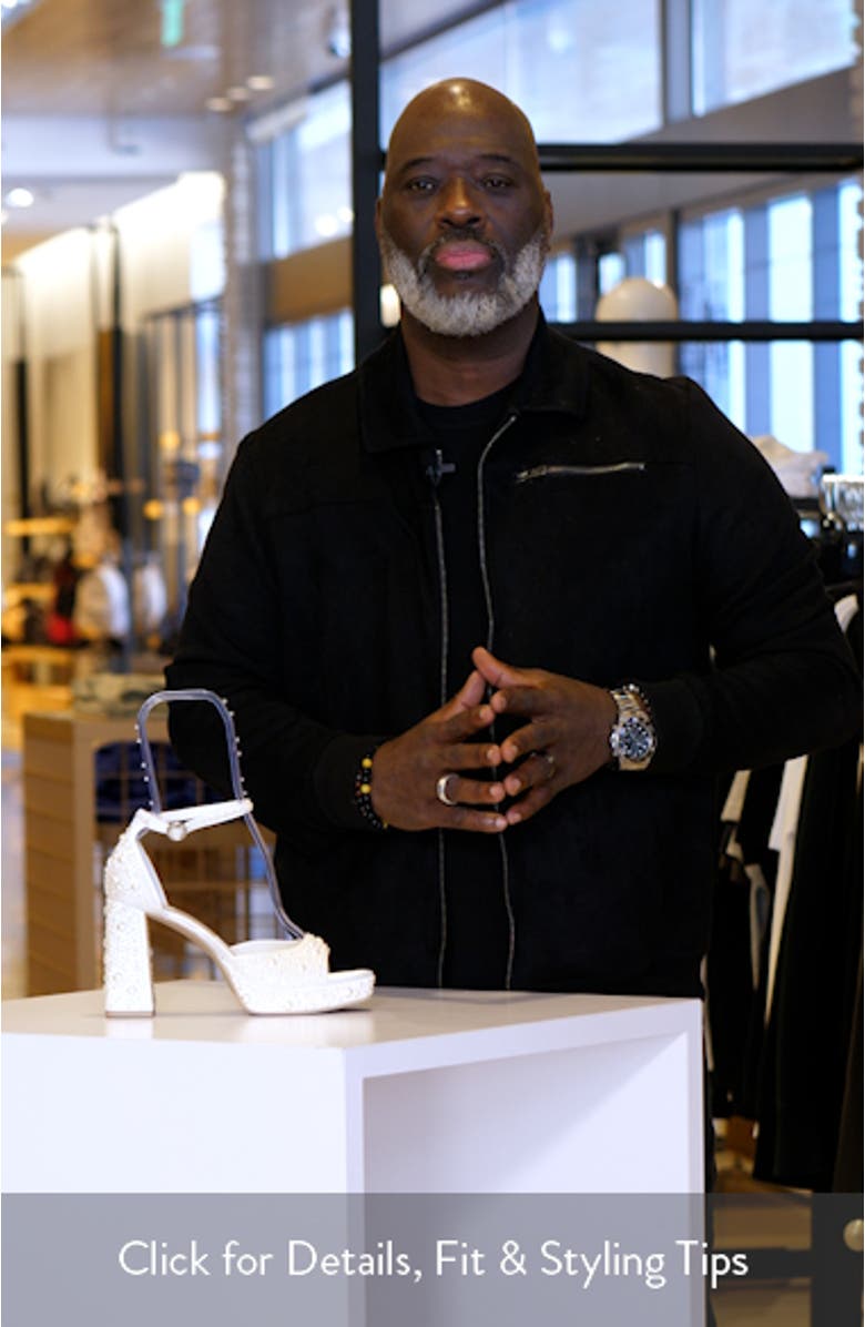 Pandro Ankle Strap Platform Sandal, sales video thumbnail