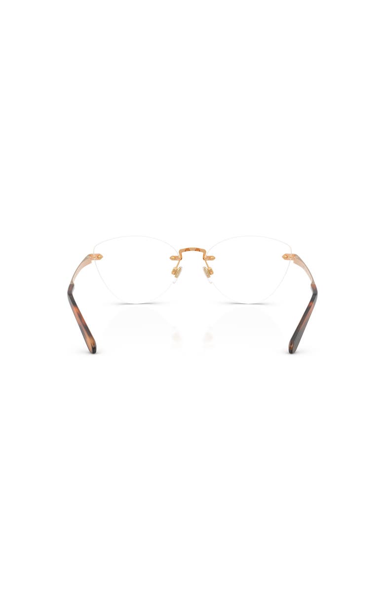 Ralph Lauren 56mm Cat Eye optical glasses, Alternate, color, Gold