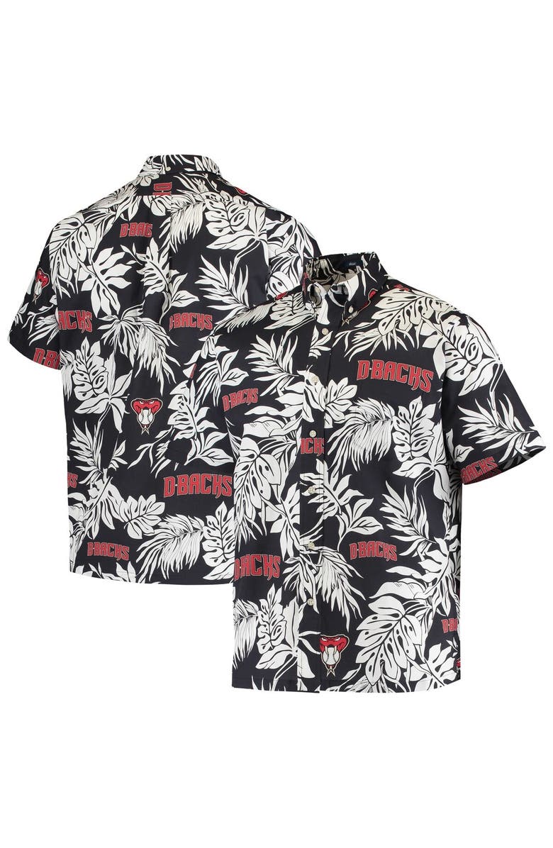 Reyn Spooner Men's Reyn Spooner Black Arizona Diamondbacks Aloha Button-Down Shirt, Alternate, color,
