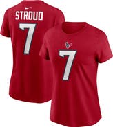 Nike Women's Nike C.J. Stroud Red Houston Texans Player Name & Number T-Shirt