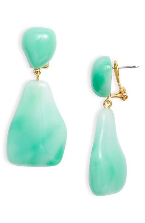 Wilma Holographic Imitation Pearl Drop Earrings