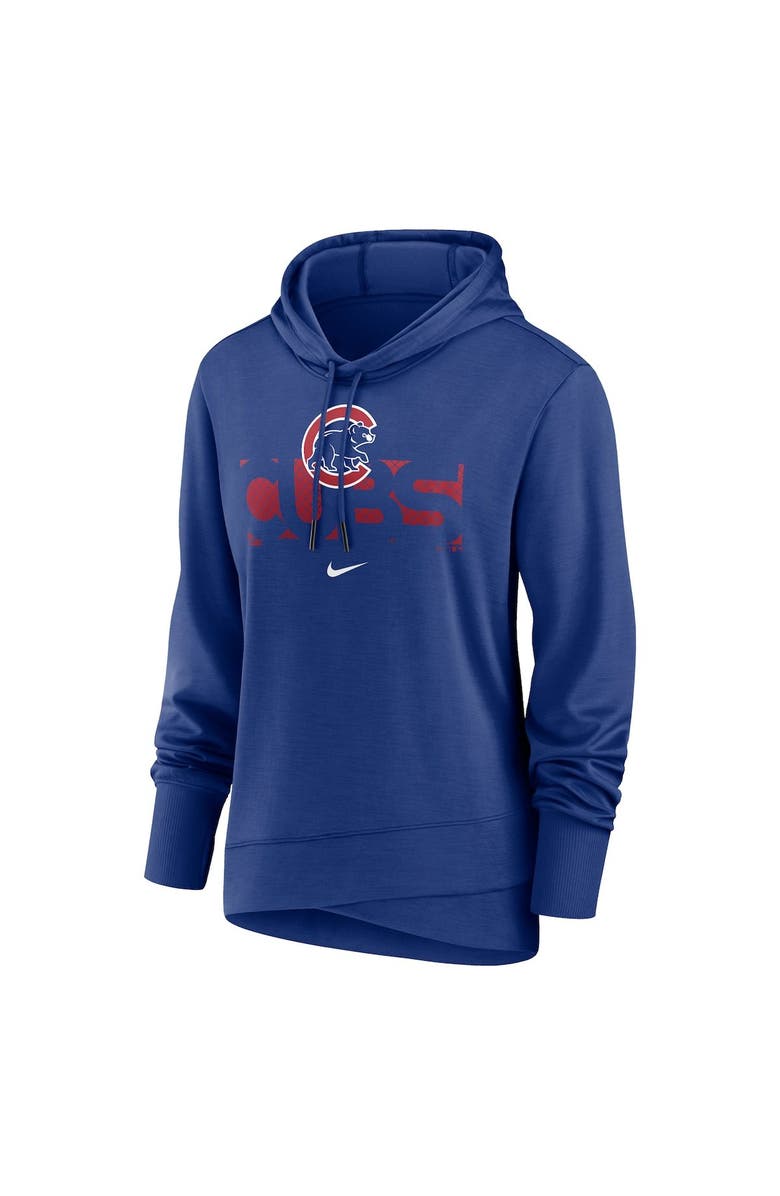 Nike Women's Nike Royal Chicago Cubs Diamond Knockout Performance Pullover Hoodie, Alternate, color,