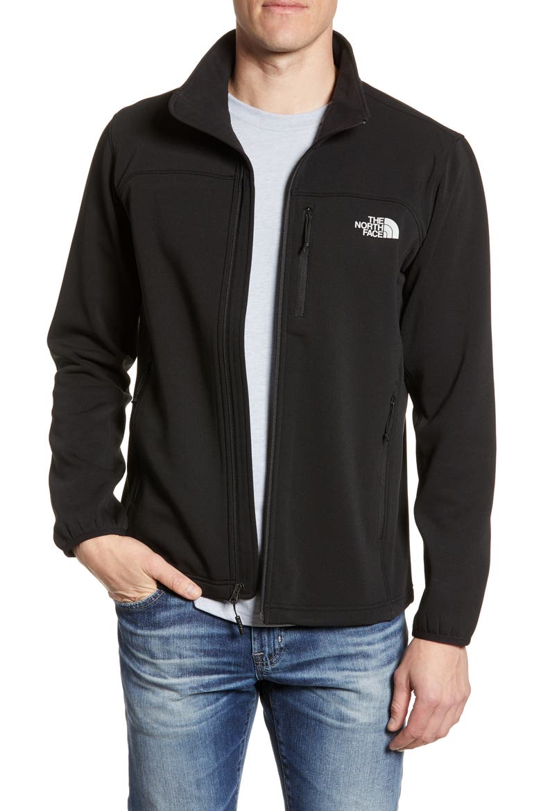 Momentum Fleece Jacket, Main, color, TNF BLACK