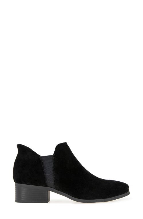 Reaction Kenneth Cole Serafina Ez-on Ankle Bootie In Black Suede