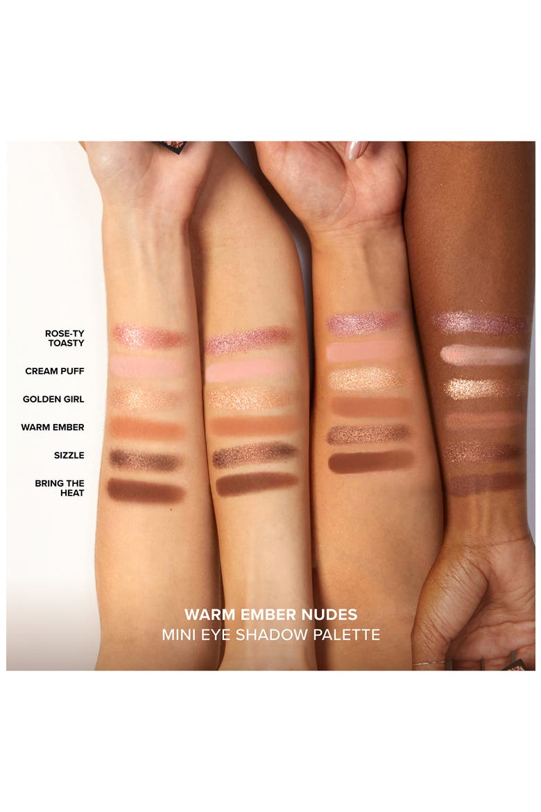 Born This Way Mini Eyeshadow Palette, Alternate, color, WARM EMBER NUDES