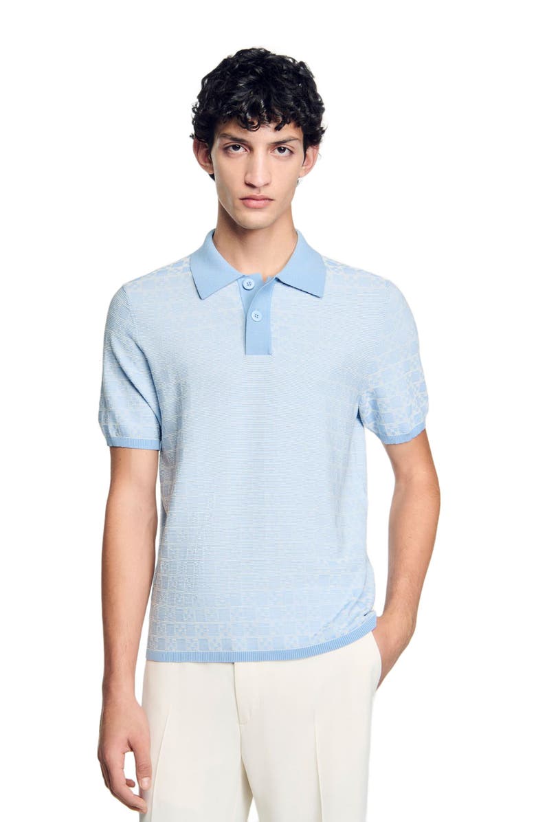 SANDRO Square Cross polo shirt, Main, color, 