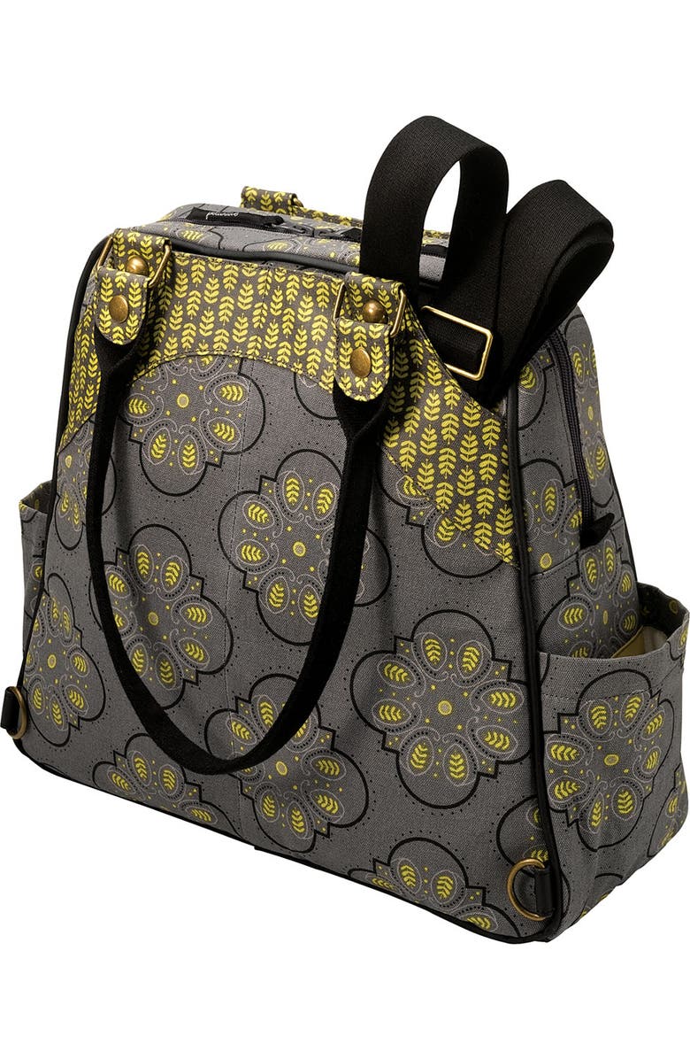 Petunia Pickle Bottom 'Glazed Sashay' Organic Cotton Convertible Diaper Bag/Satchel, Alternate, color,