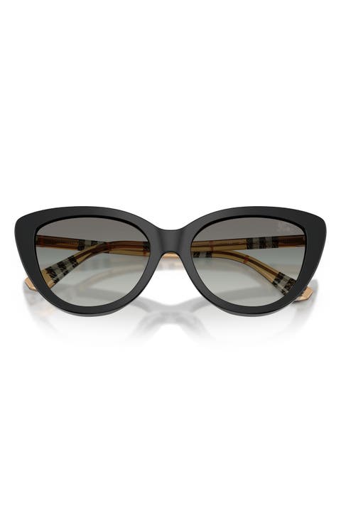 55mm Cat Eye Sunglasses