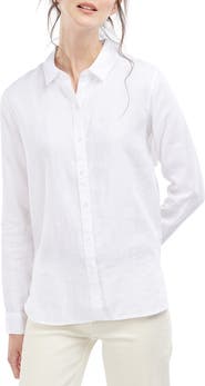 Barbour Marine Linen Button-Up Shirt