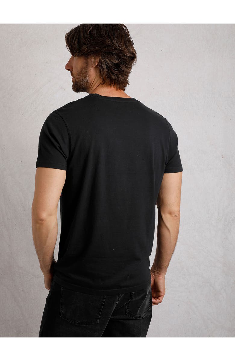 Weird Fish Carp Side Front Print Artist T-Shirt, Alternate, color, Black