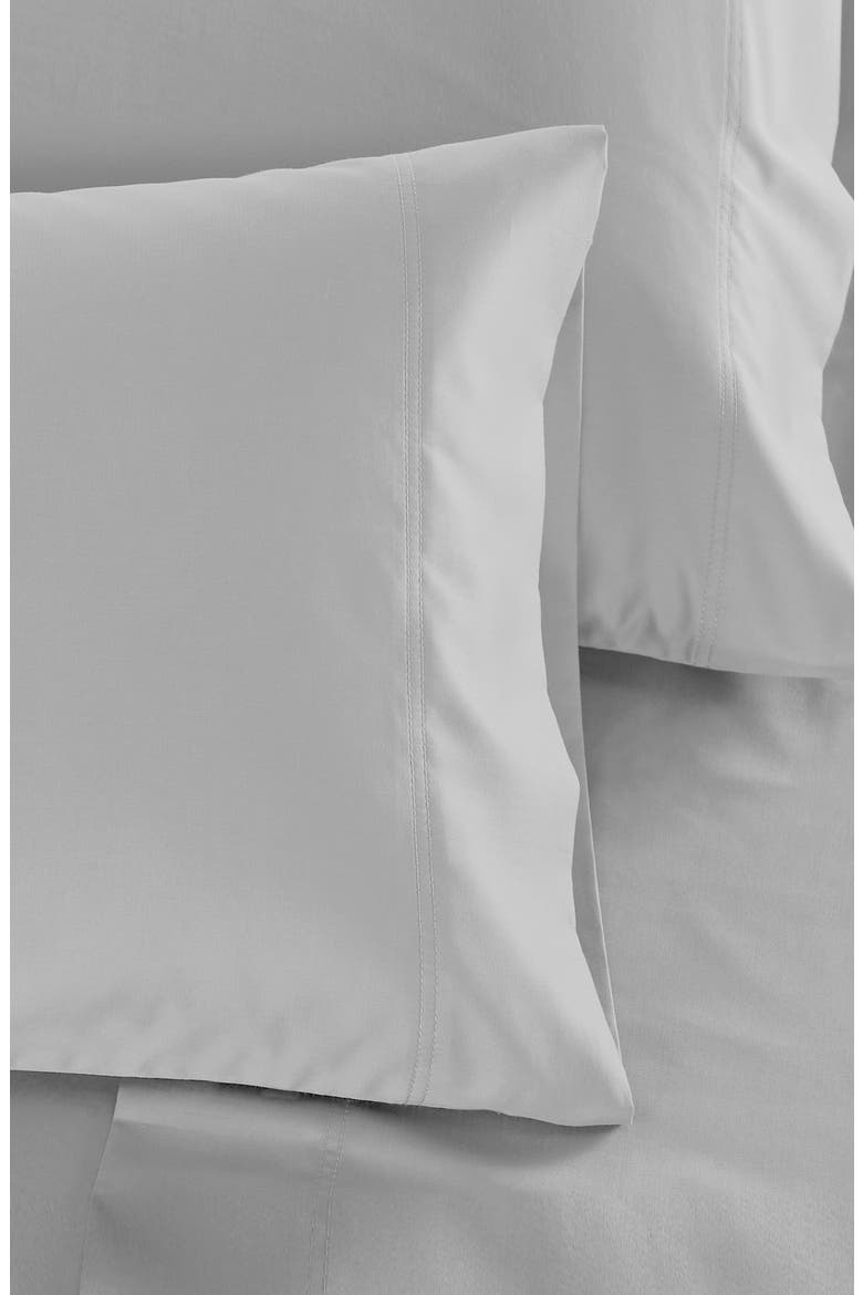 Set of 2 Pillowcases - Signature Comfort 100% Egyptian Cotton Sateen, Alternate, color, Light Grey