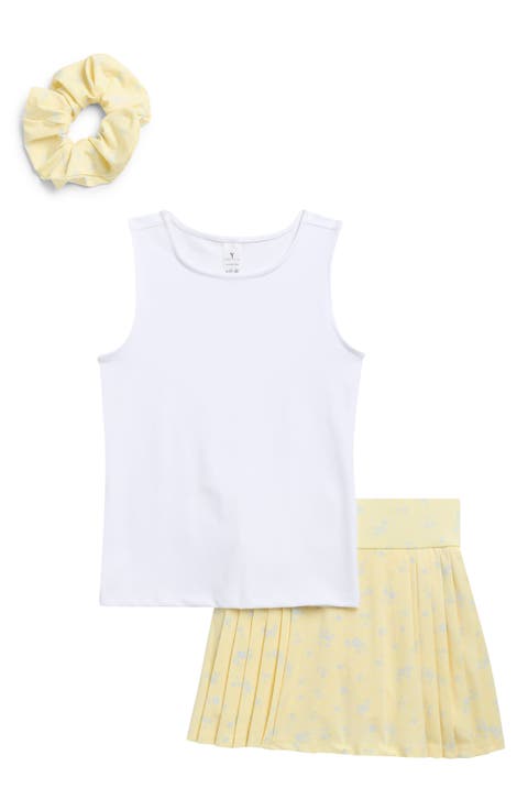 Kids' Lux Nicki Tank, Skort & Scrunchie Set (Big Kid)