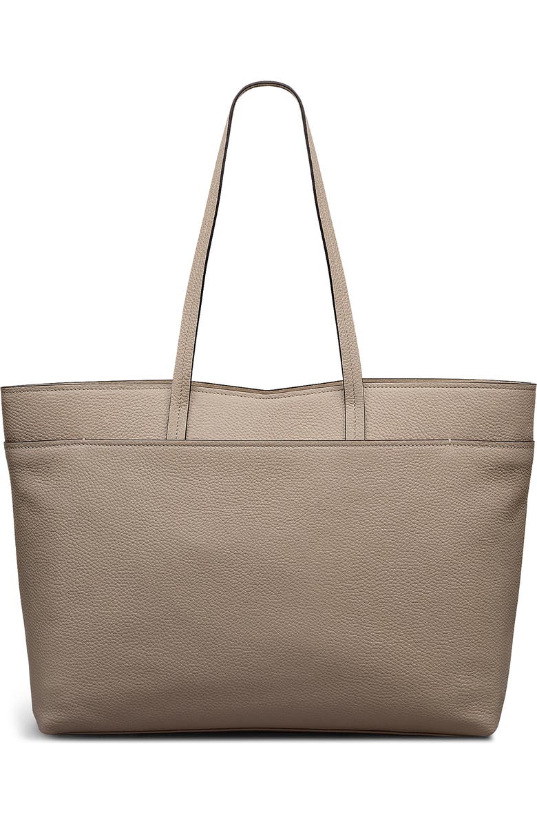 Radley Maldon Mews Large Leather Zip Top Tote, Alternate, color, Porcini
