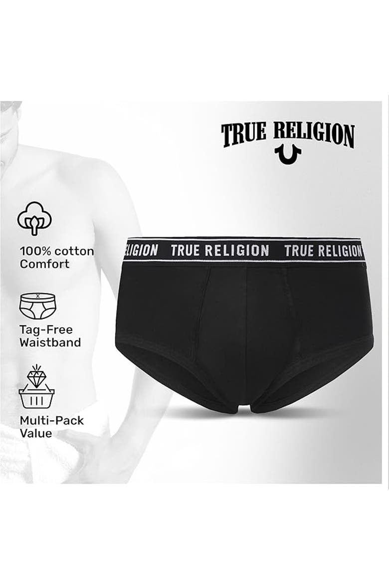 Briefs Soft Cotton Underwear Pack of 5, Alternate, color, Red/Black Grey/Charcoal