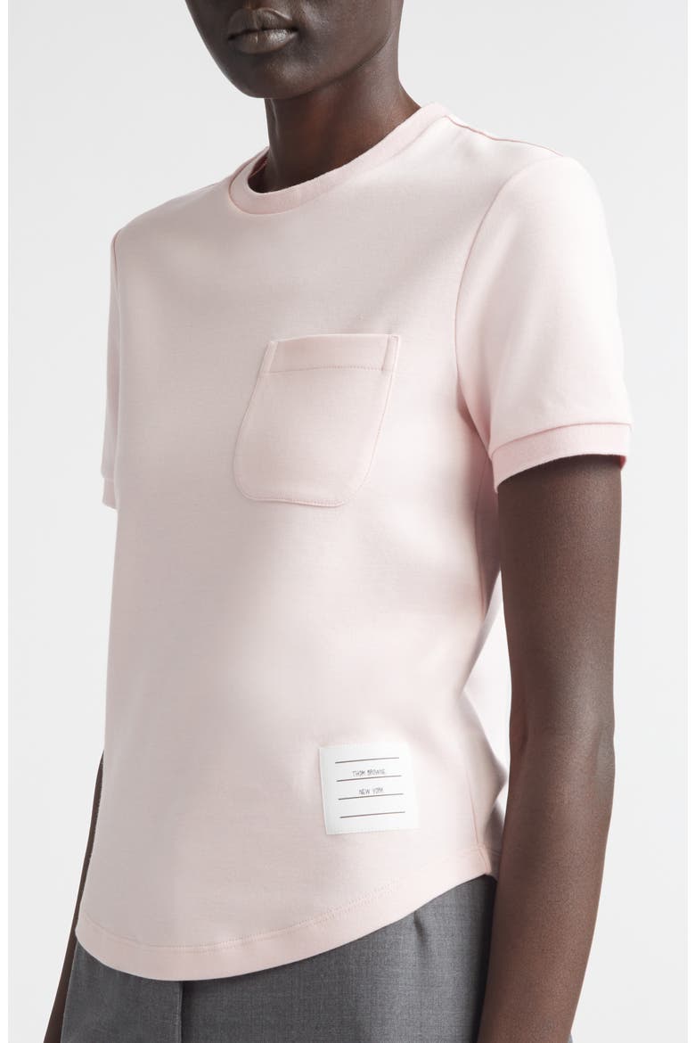 Milano Cotton Pocket T-Shirt, Alternate, color, LIGHT PINK