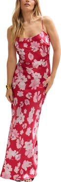 Lily and Lionel London Roxy Spaghetti Strap Maxi Dress