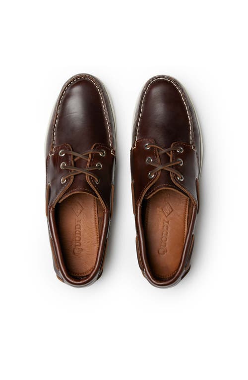 Quoddy Head Boat Shoe In Brown