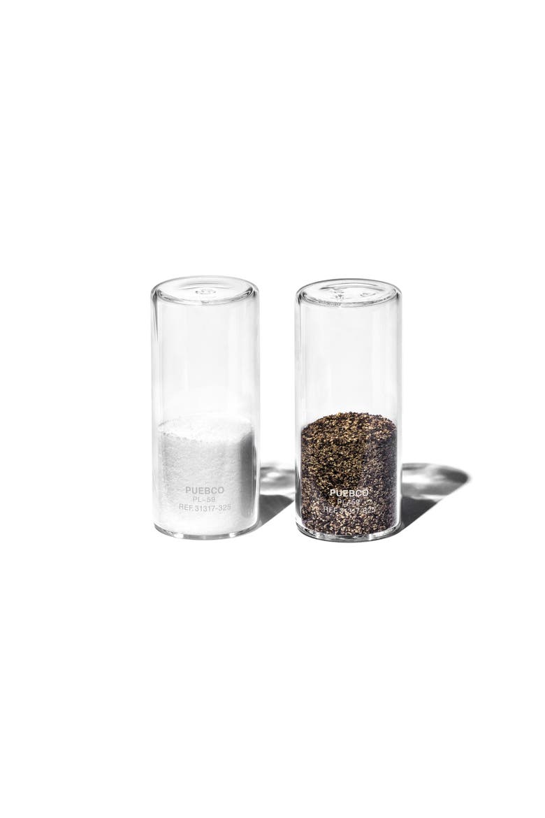 Salt & Pepper Shaker Set, Alternate, color, Clear