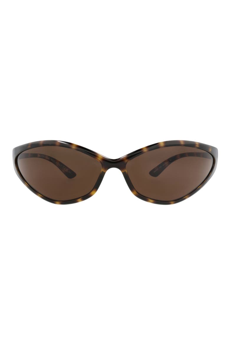 83mm Oval Sunglasses, Main, color, HAVANA HAVANA BROWN