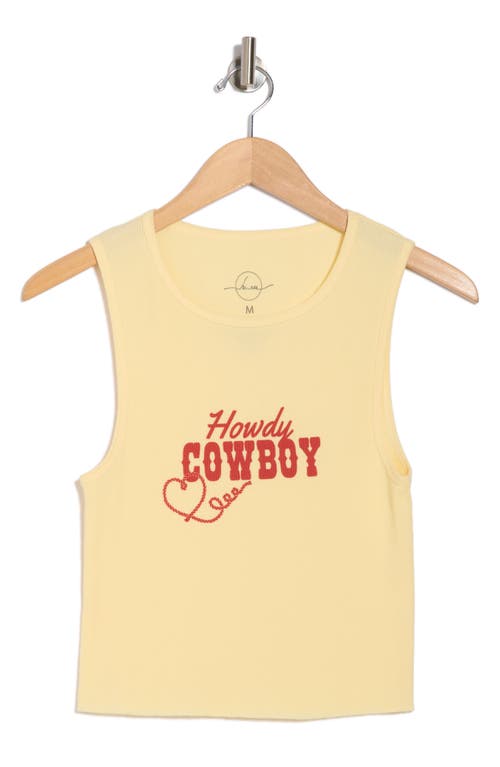 HI RES HI RES HOWDY COWBOY LOVE LASSO HEART TANK TOP