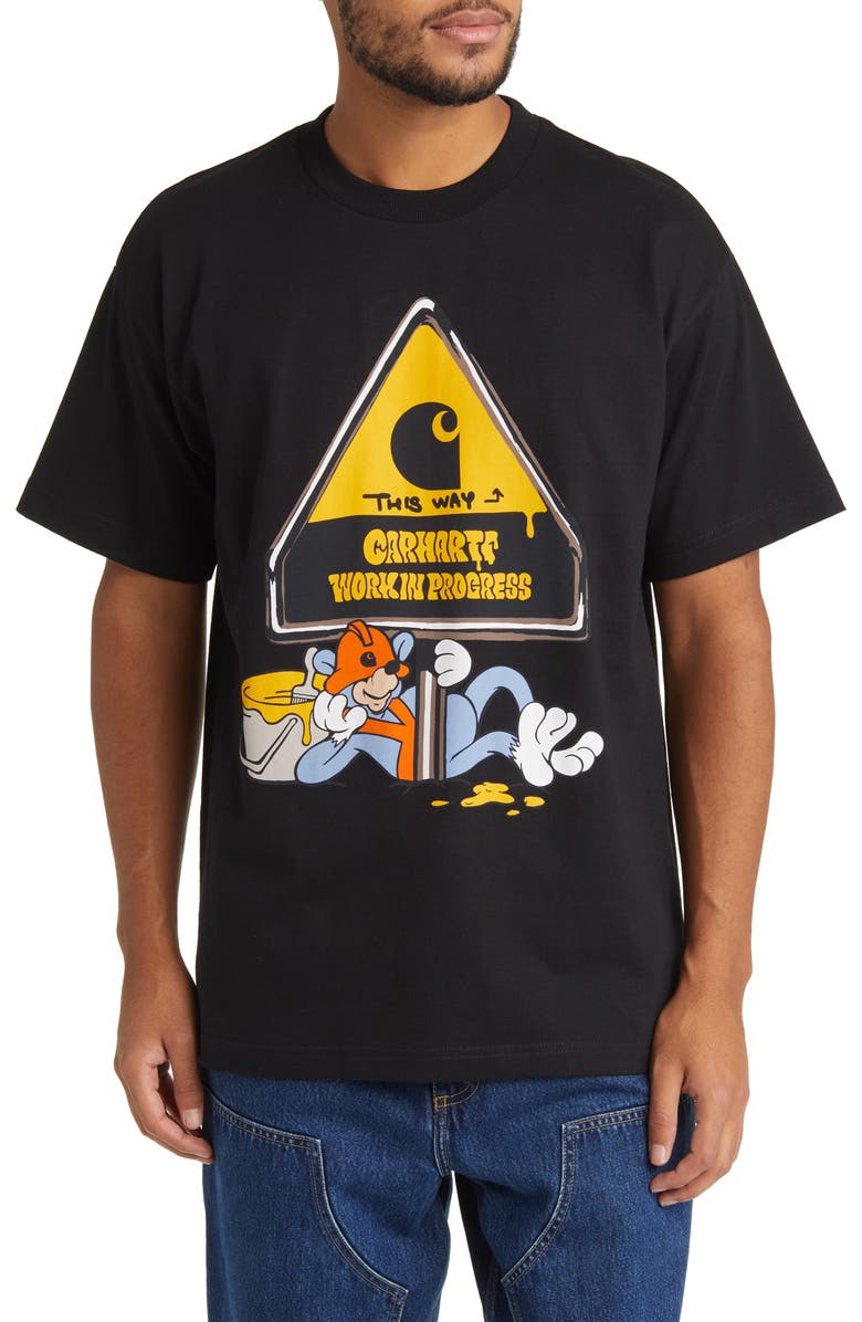 Carhartt Work In Progress x Deadkebab Workin' On It Organic Cotton Graphic T-Shirt, Main, color, 