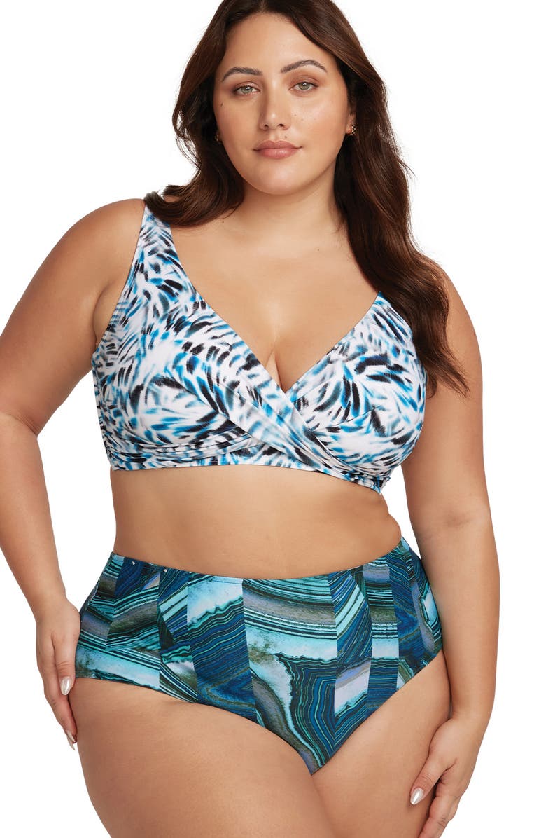 Artesands Ze Blue Delacroix Bikini Top, Alternate, color,