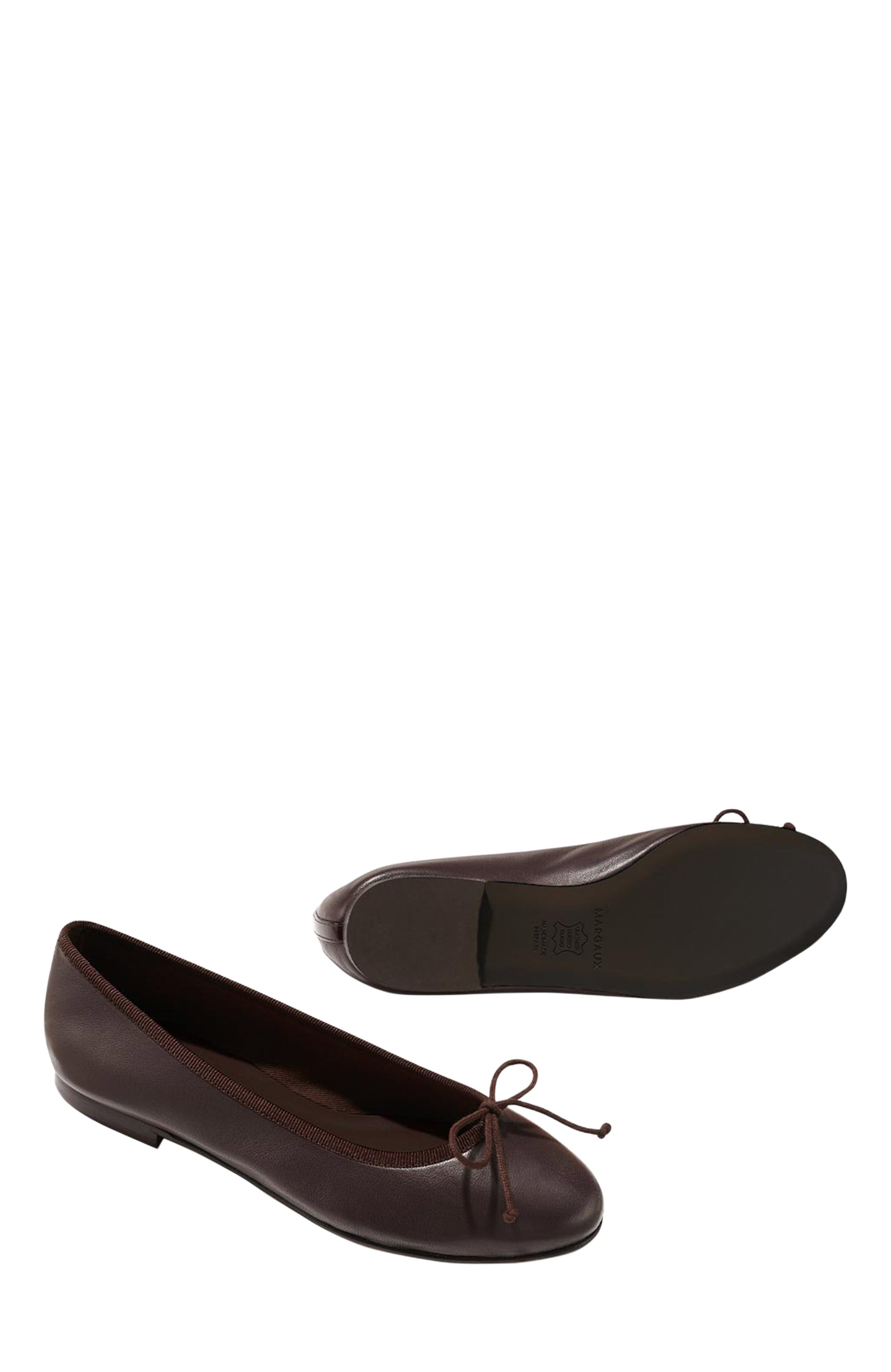 The Demi Flat, Alternate, color, Espresso Nappa