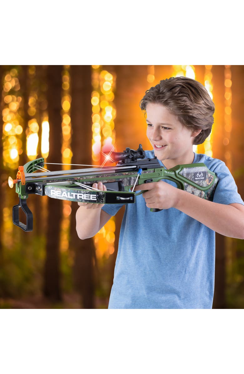 REALTREE Toy Compound Crossbow Set 26" Greencamo Suctionarrows, 8+, Alternate, color, 