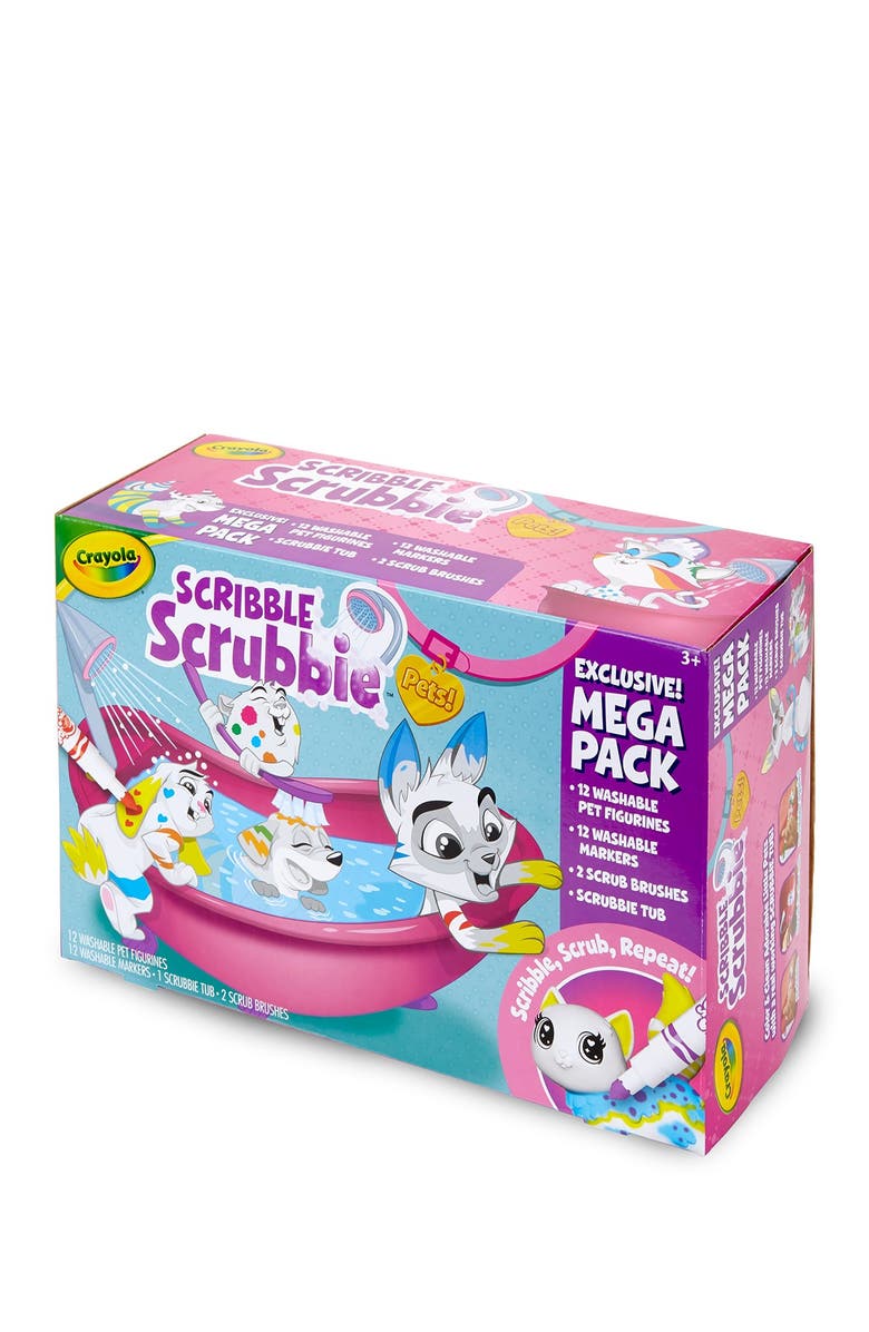 CRAYOLA Scribble Scrubbie Pet Mega Set, Alternate, color, 