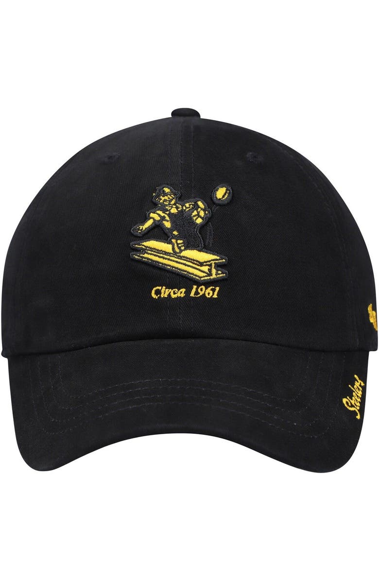 '47 Women's '47 Black Pittsburgh Steelers Miata Clean Up Legacy Adjustable Hat, Alternate, color, Black