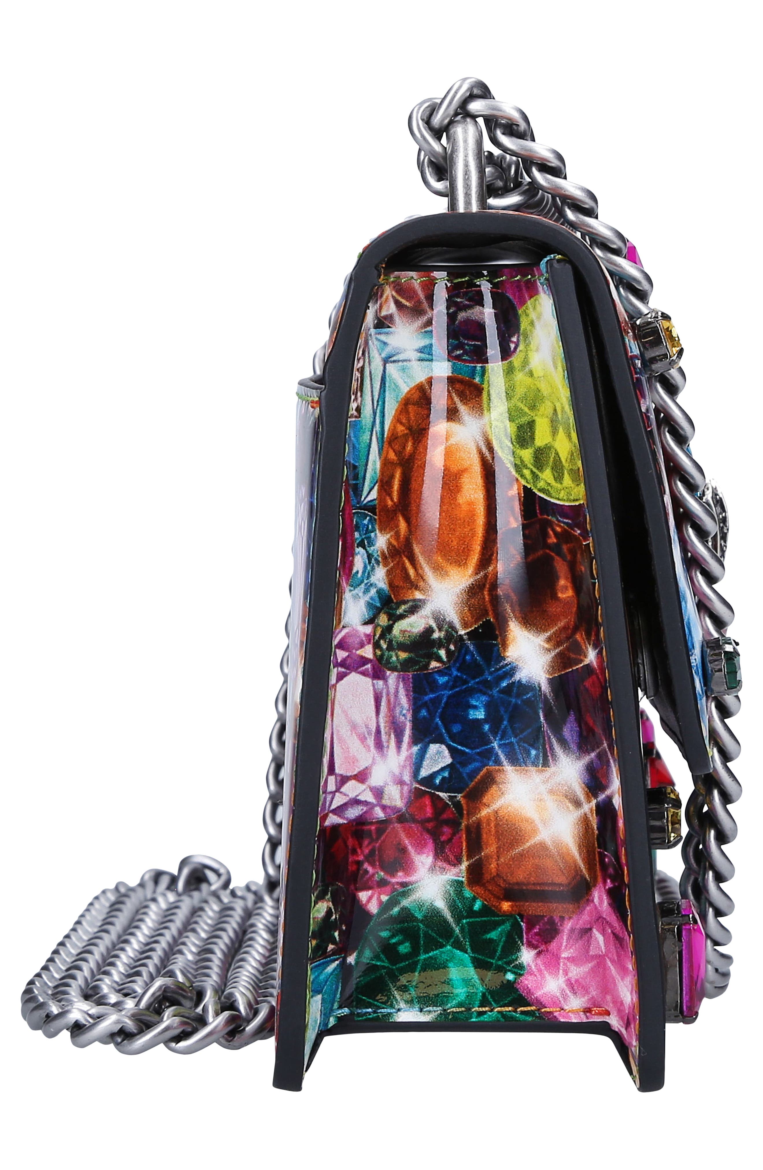 Kurt Geiger London Small Shoreditch Embellished Leather Crossbody Bag, Alternate, color, 