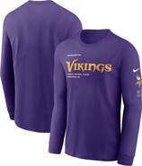 Nike Men's Nike Purple Minnesota Vikings Play to Win Essential Long Sleeve T-Shirt