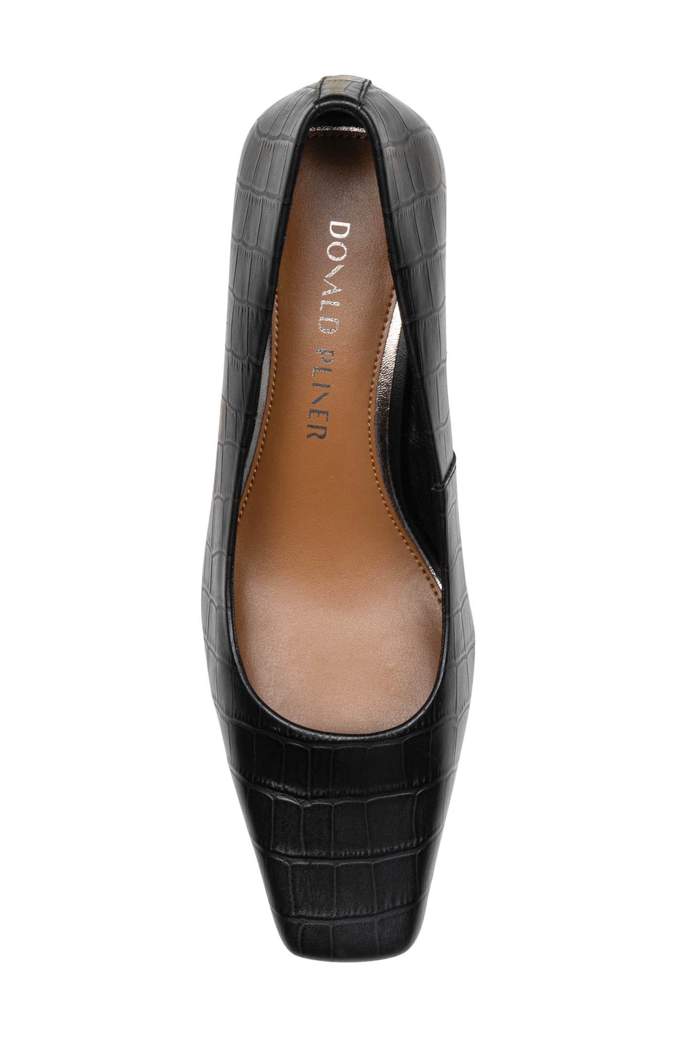 Donald Pliner Kimbra Square Toe Pump, Alternate, color, Black