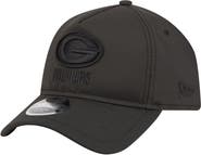 New Era Men's New Era  Black Green Bay Packers Apex 9FORTY Adjustable Hat