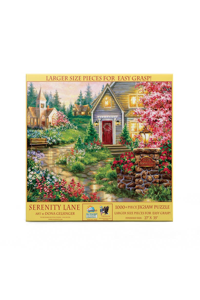 Serenity Lane 1000 piece Jigsaw Puzzle for Adults Large Pieces, Alternate, color, Multicolor