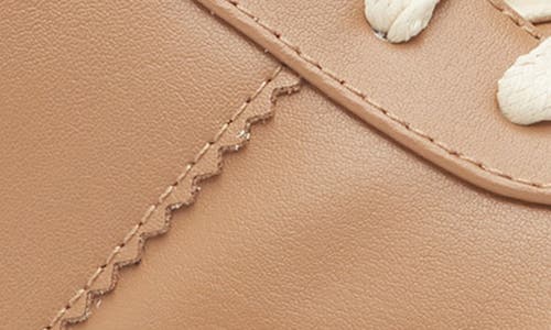 Stella Mccartney Wedge Platform Sneakers Heel Detail In Brandy