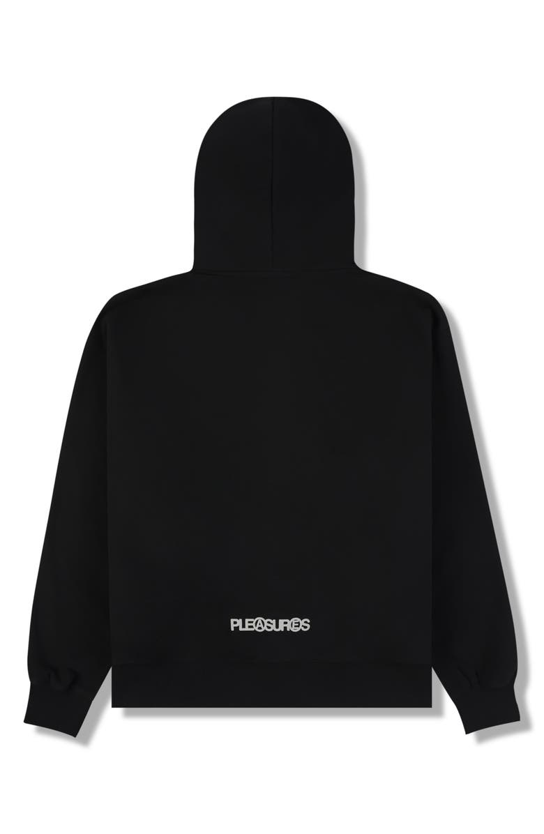 PLEASURES Zine Zip Hoodie, Alternate, color, Black