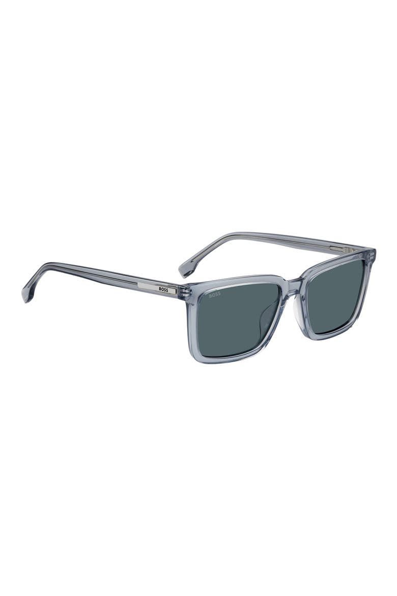 55mm Sunglasses, Alternate, color, BLUE/ GREY
