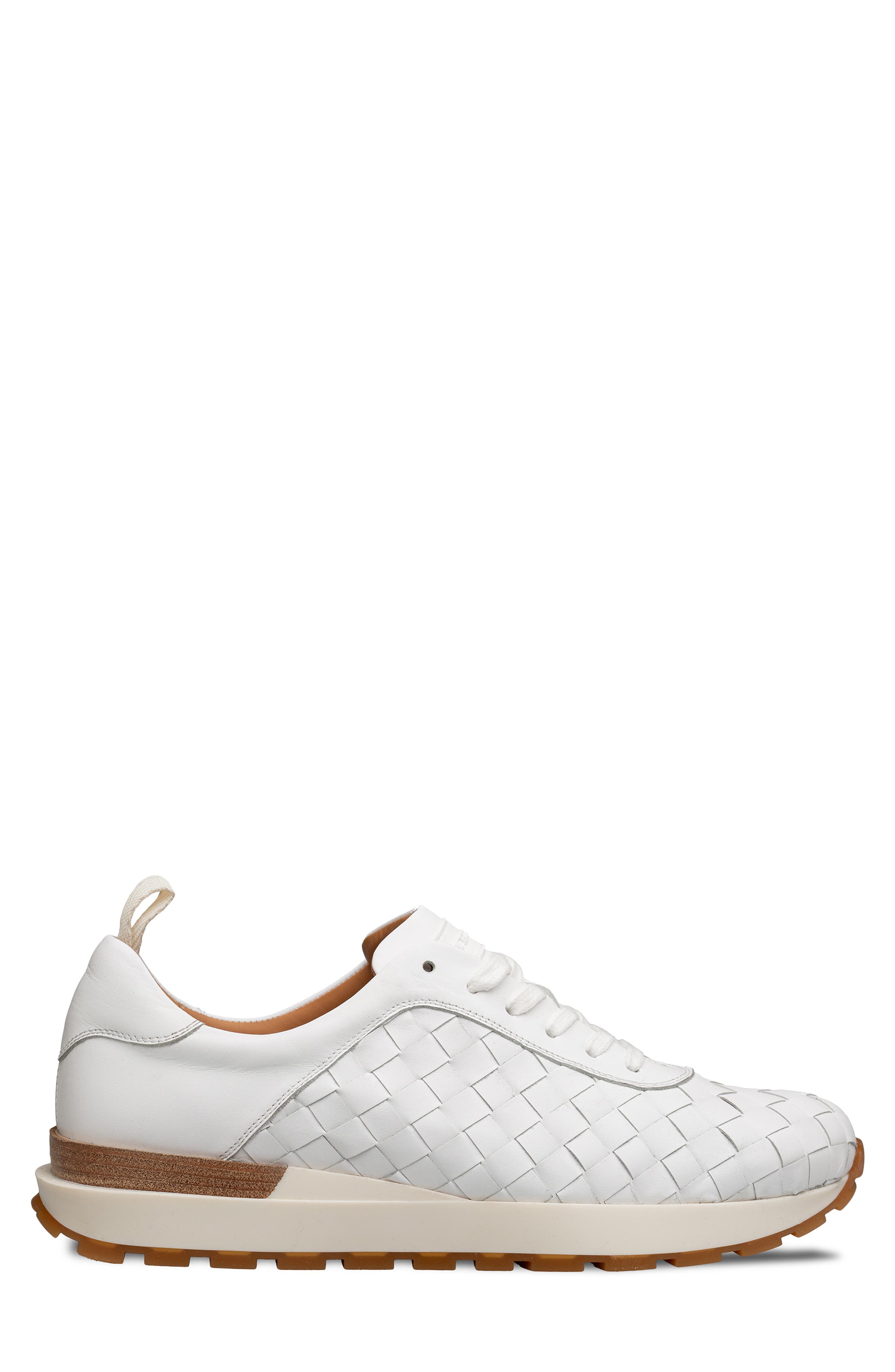 Mezlan Concha Sneaker, Alternate, color, White