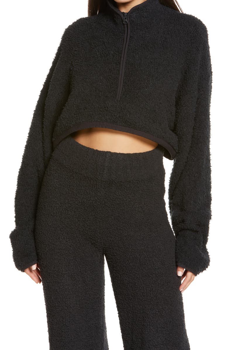 SKIMS Cozy Knit Crop Pullover, Main, color, 