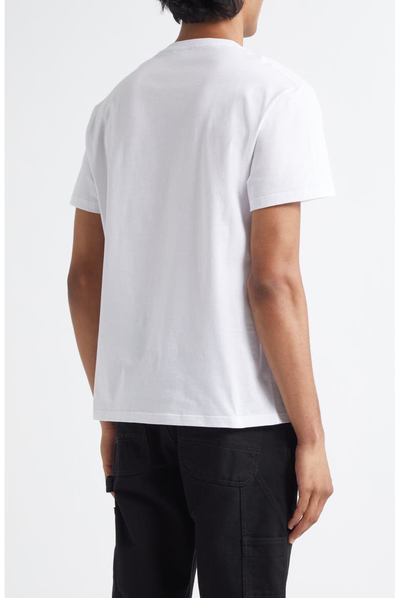 Logo Graphic T-Shirt, Alternate, color, WHITE / BLACK